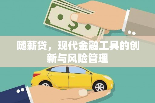 新界随薪贷，现代金融工具的创新与风险管理