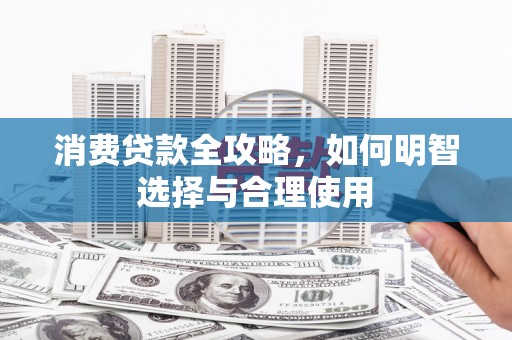 新界消费贷款全攻略，如何明智选择与合理使用