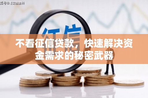 新界不看征信贷款，快速解决资金需求的秘密武器