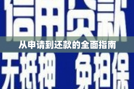 新界从申请到还款的全面指南