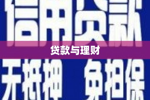 新界贷款与理财