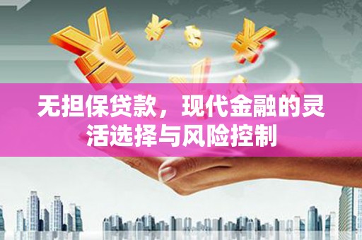 新界无担保贷款，现代金融的灵活选择与风险控制