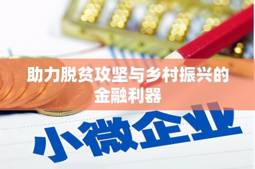 新界助力脱贫攻坚与乡村振兴的金融利器