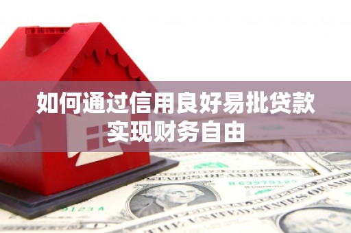 新界如何通过信用良好易批贷款实现财务自由