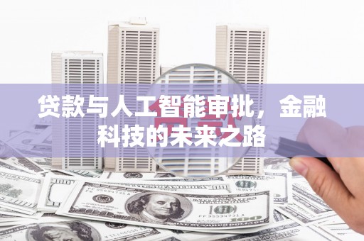 新界贷款与人工智能审批，金融科技的未来之路