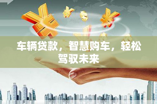 新界车辆贷款，智慧购车，轻松驾驭未来