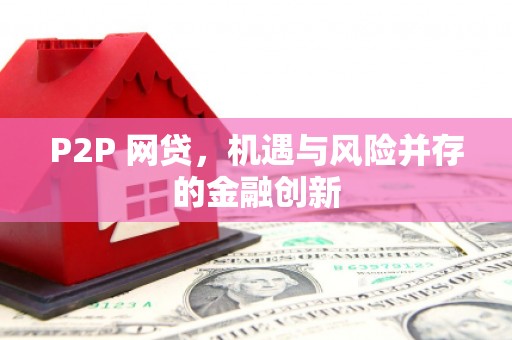 新界P2P 网贷，机遇与风险并存的金融创新