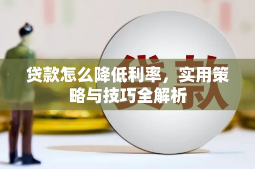 新界贷款怎么降低利率，实用策略与技巧全解析