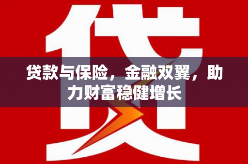 新界贷款与保险，金融双翼，助力财富稳健增长